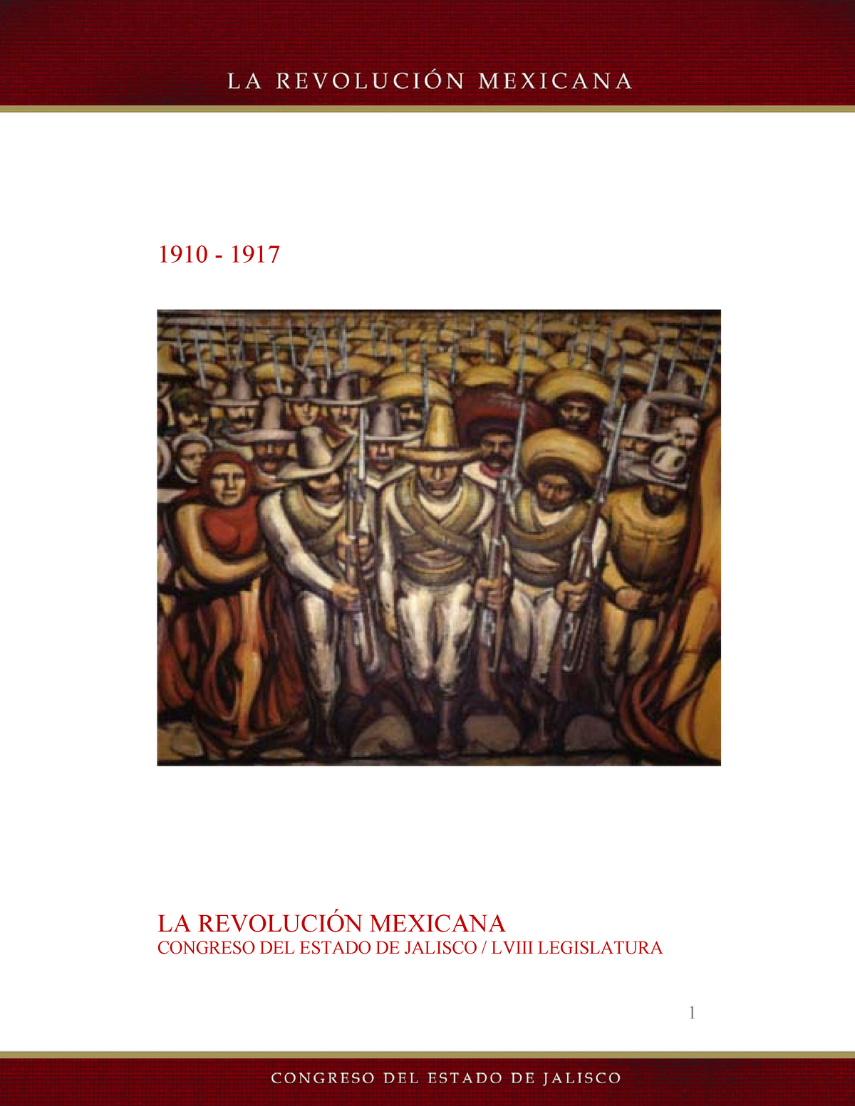 Antecedentes Revolucion Mexicana - 1910 - 1917 LA REVOLUCI”N MEXICANA ...