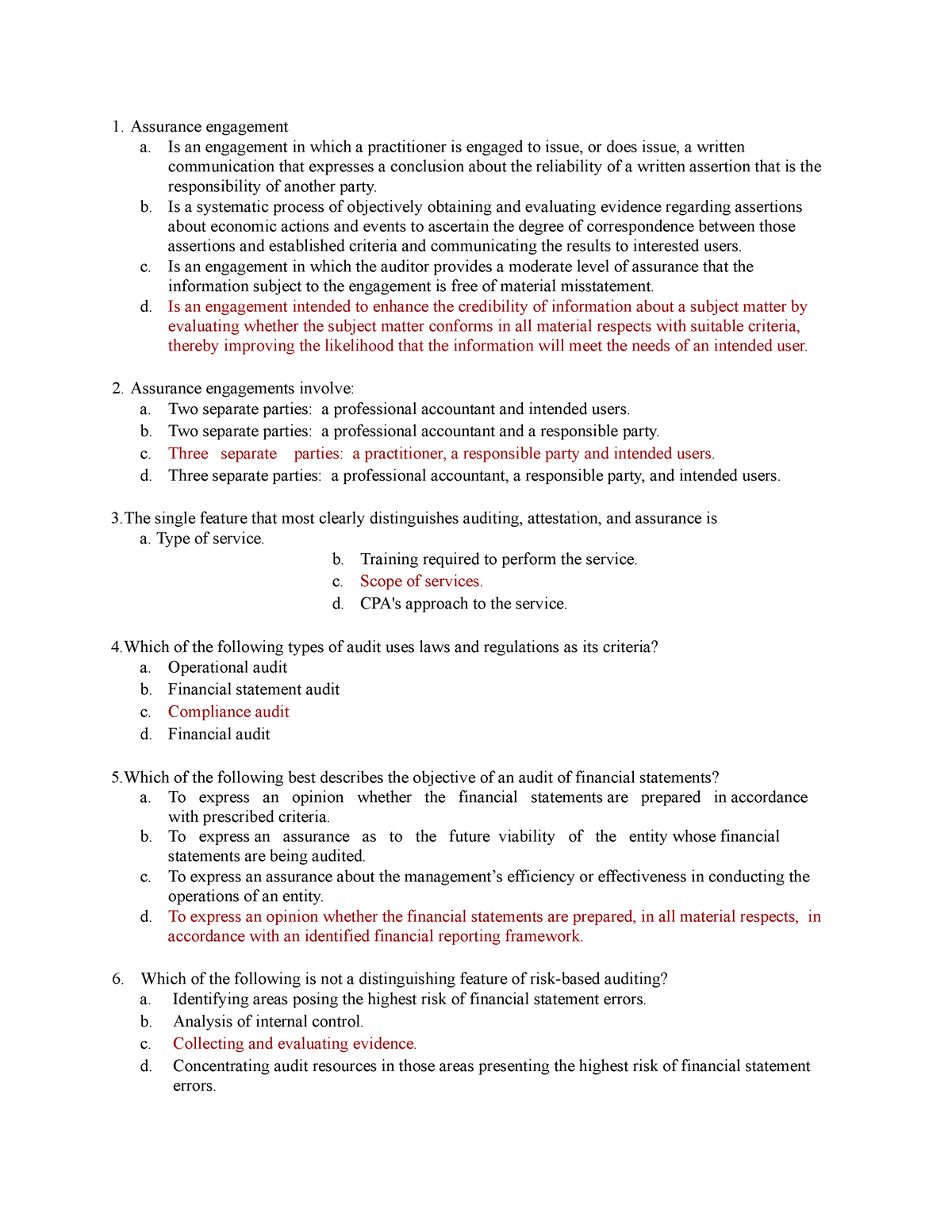 quizes-3-quizes-3-the-following-are-assurance-engagements-except-a