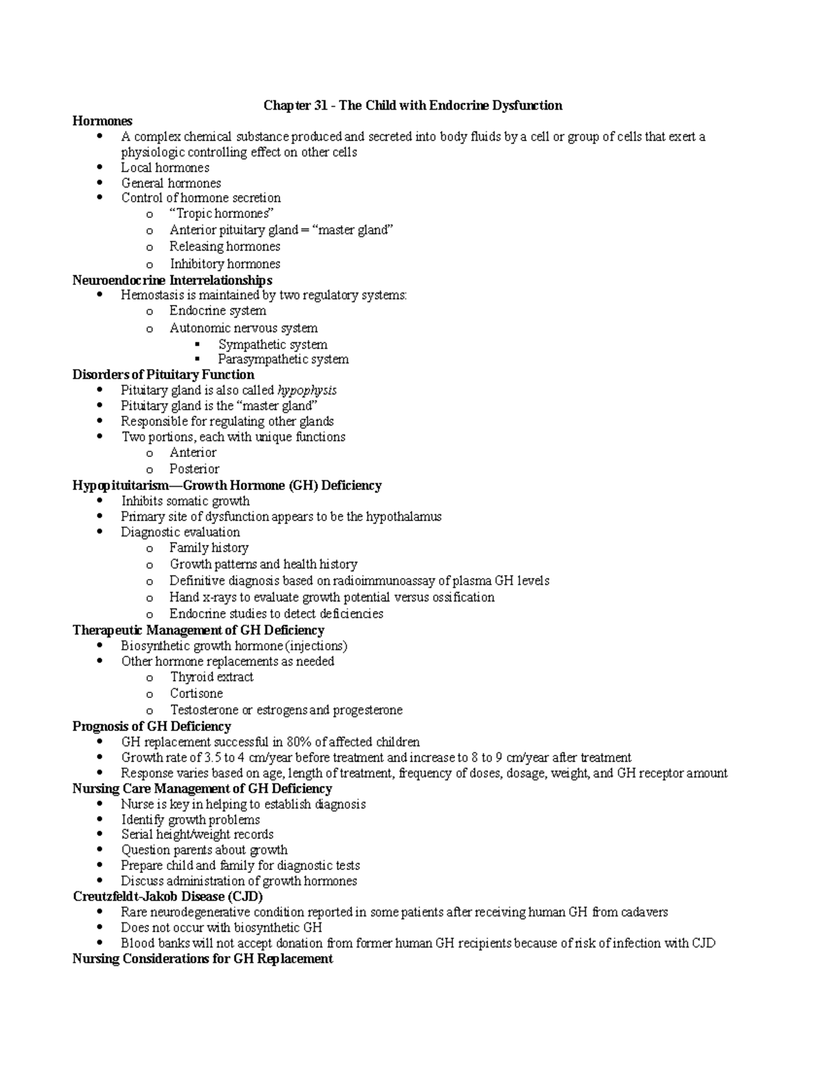 Chapter 31 - The child with endocrine dysfunction - Chapter 31 - The ...