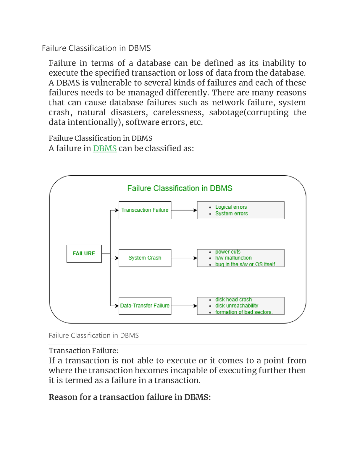 transaction-failures-in-dbms-failure-classification-in-dbms-failure