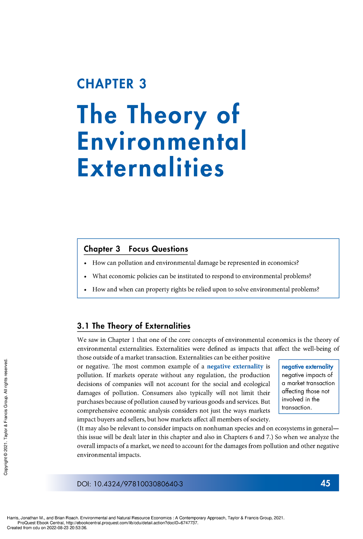 Environmental And Natural Resource Economics A Con 3 The Theory - DOI ...