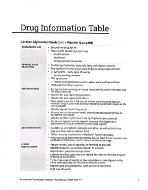 ATI Medication Form - STUDENT NAME ...