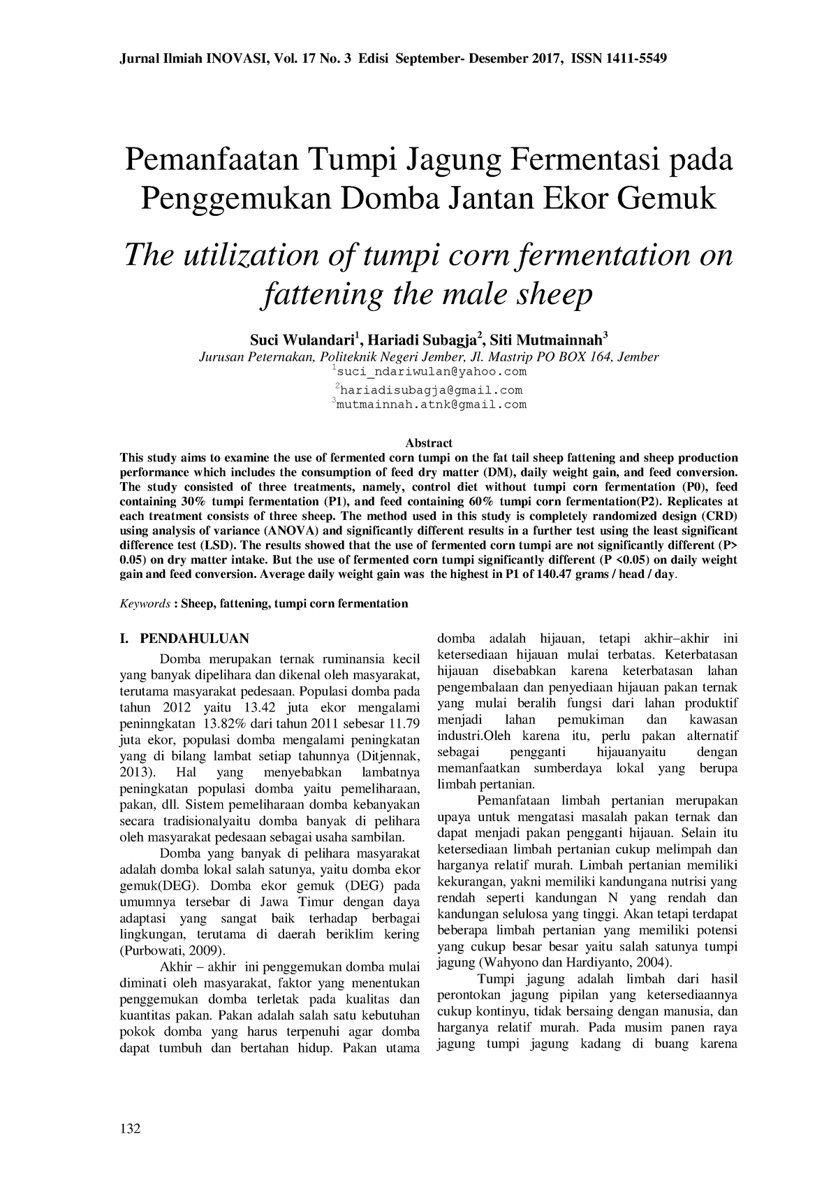 556-Article Text-3535-1-10-2018 0606 - Jurnal Ilmiah INOVASI, Vol. 17 ...