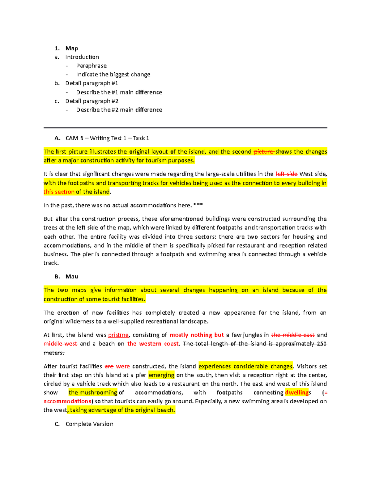 Writing 24-12-2022 - This Work - Map A. Introduction Paraphrase ...