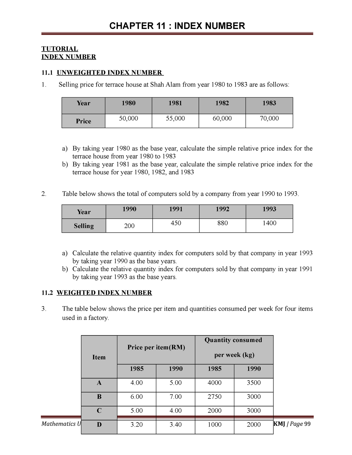 11-ch11-index-number-lecture-notes-1-tutorial-index-number-11-unweighted-index-number