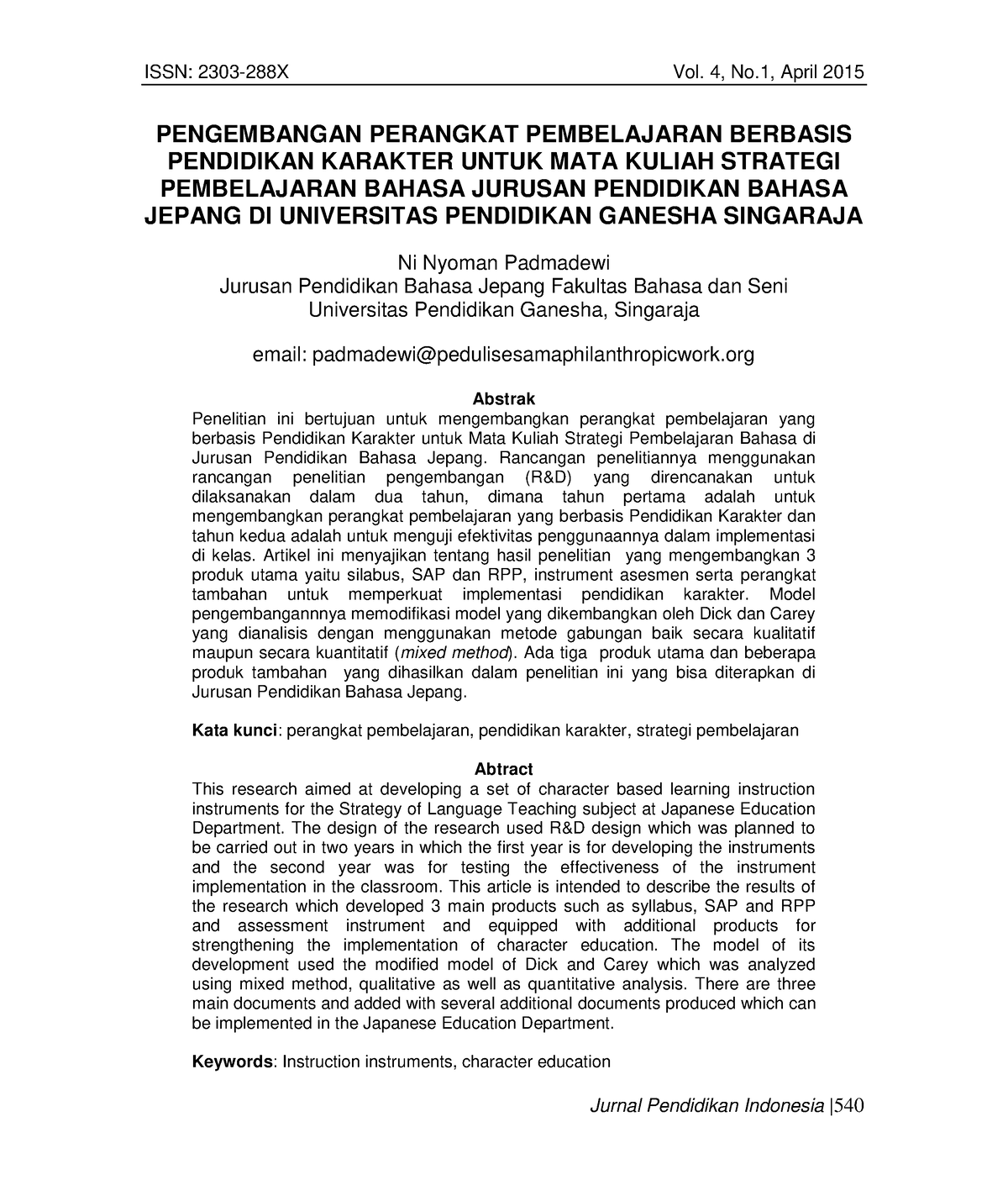 Chintyaariputri,+padmadewi - PENGEMBANGAN PERANGKAT PEMBELAJARAN ...