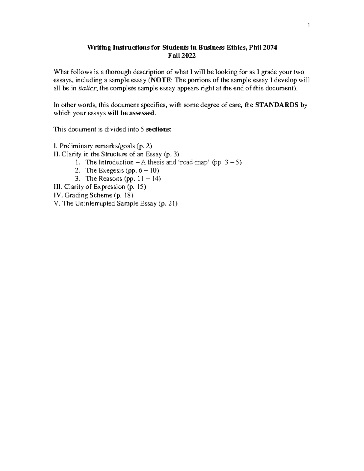 How to write a philosophy essay - Writing Instructions for Students in ...