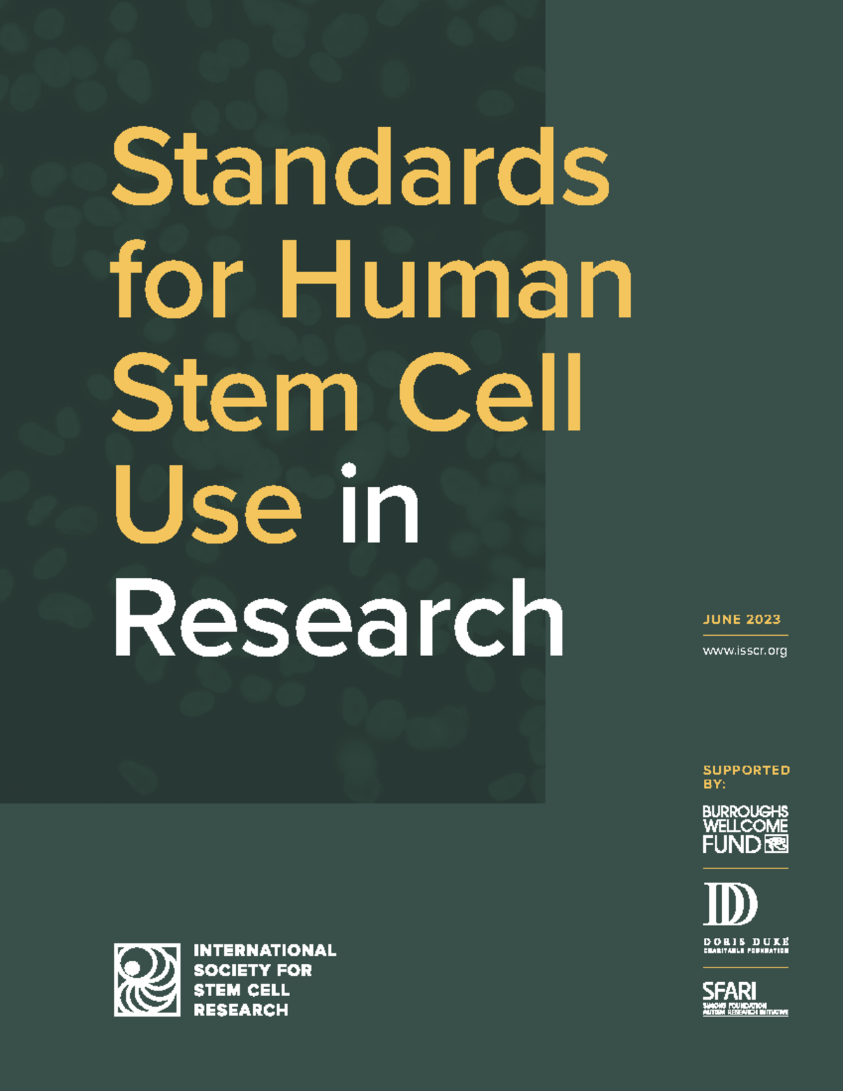 Isscr Standards 09 Final - Standards for Human Stem Cell Use in ...