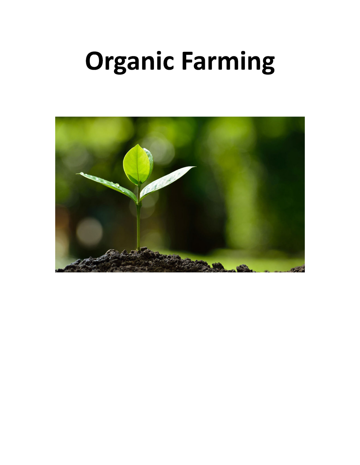 Blood Cells - Grade: A+ - Organic Farming 1- What Is Organic Farming 2 ...