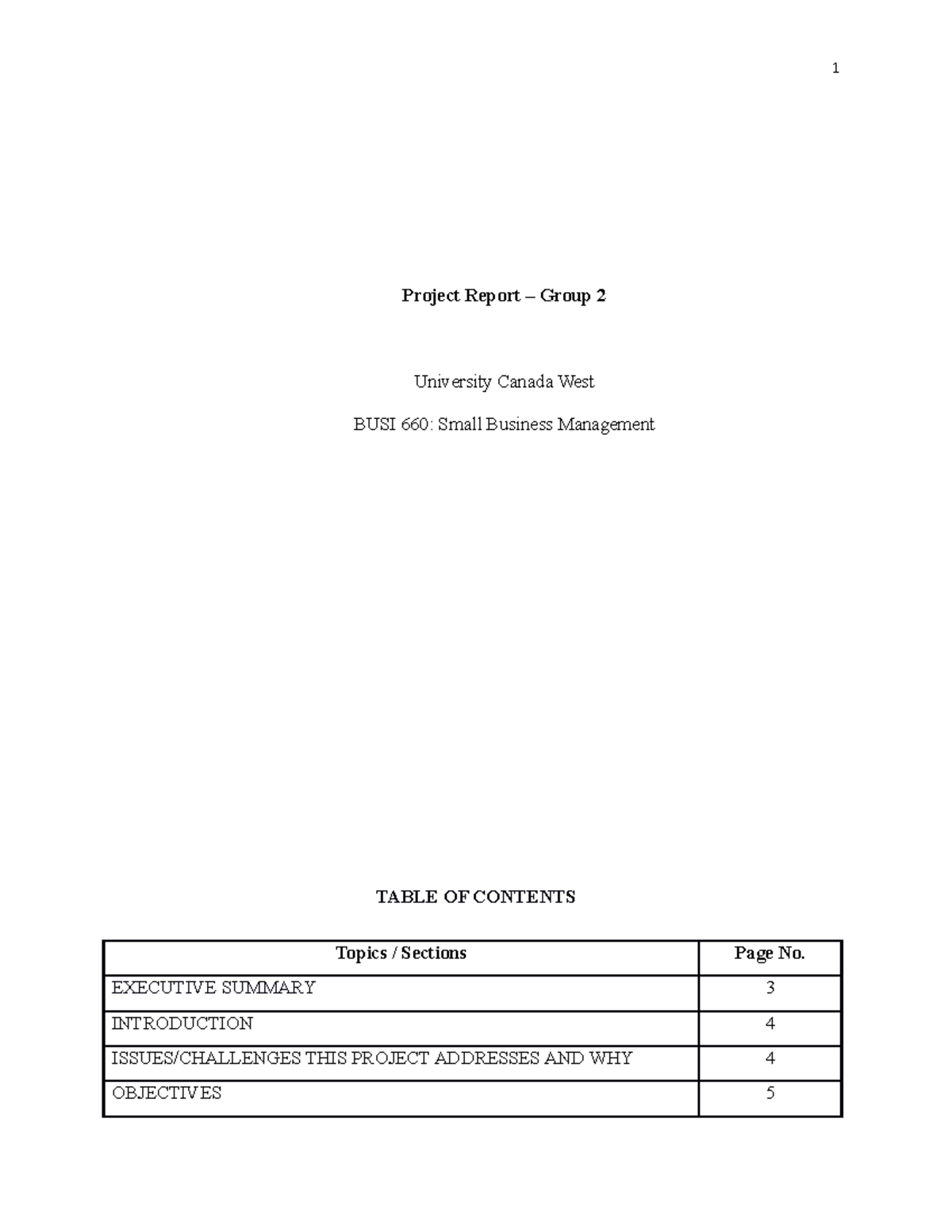 Project Report Group 2 - Final Paper - Project Report – Group 2 ...
