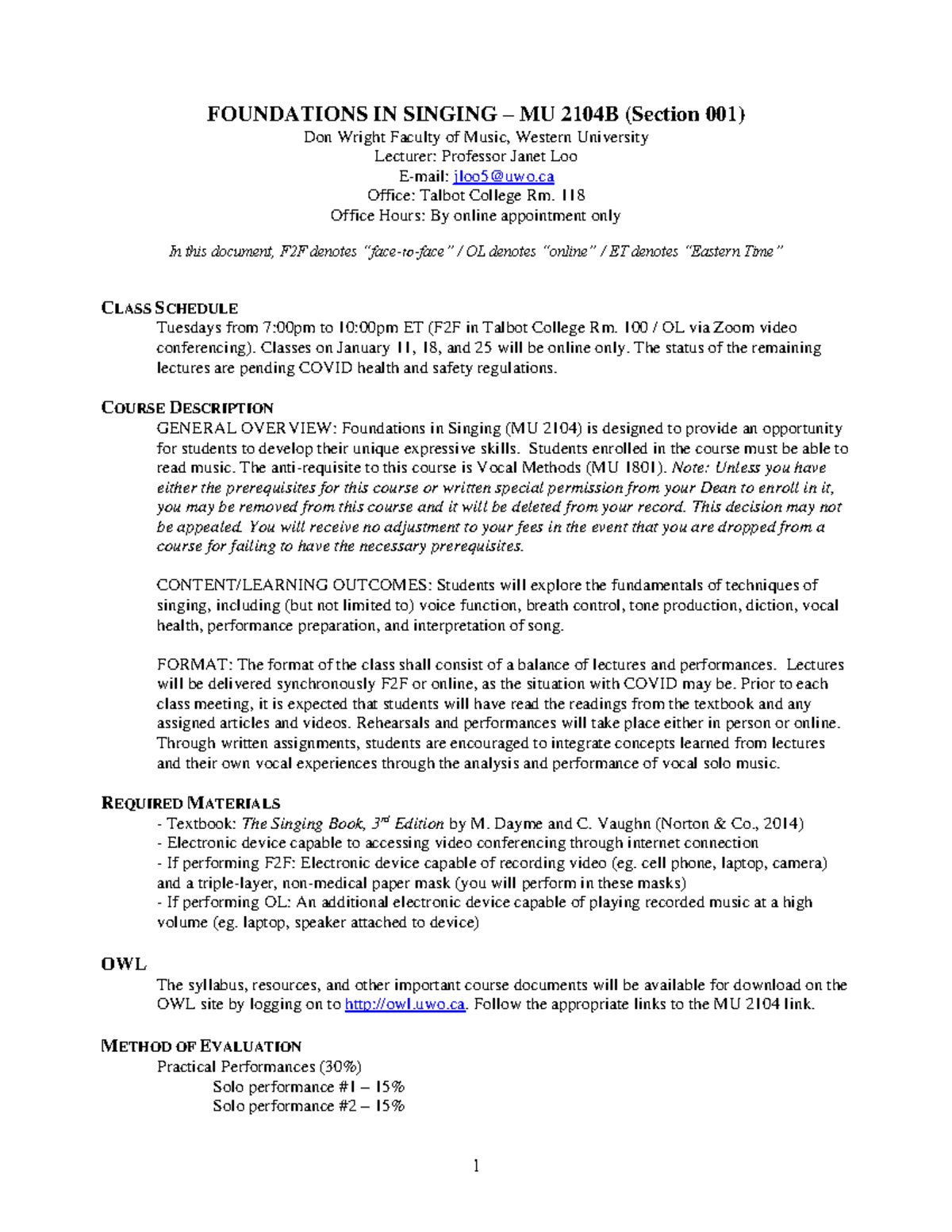 MU 2104B Spring 2022 Syllabus - FOUNDATIONS IN SINGING – MU 2104B ...