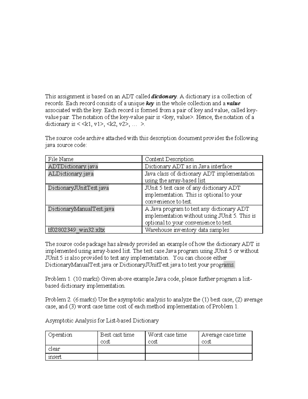 Java Project Assignment 1 Linked List - COEN 352 Winter 2022 Assignment ...