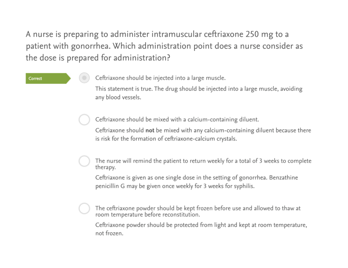 STI questions 11 Module 1 Evolve Drugs to Manage STIs NUR 1025C