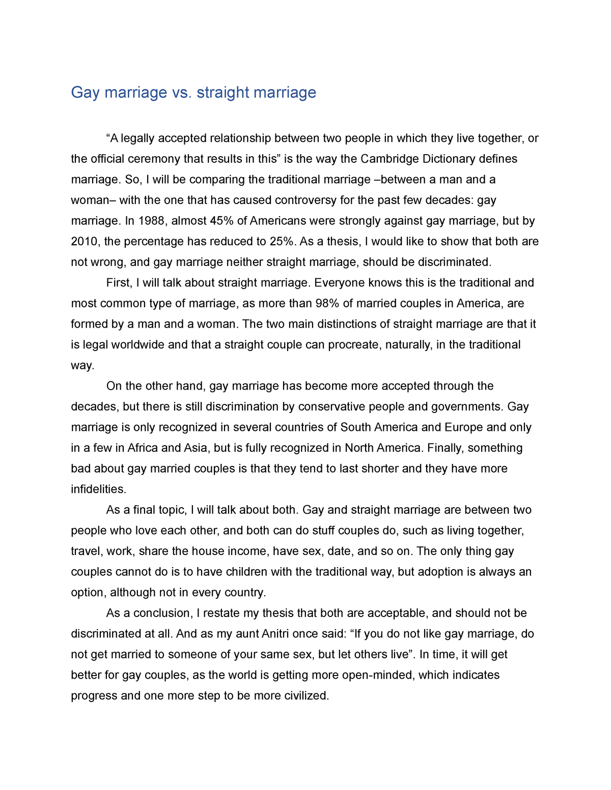 lgbt relationship essay