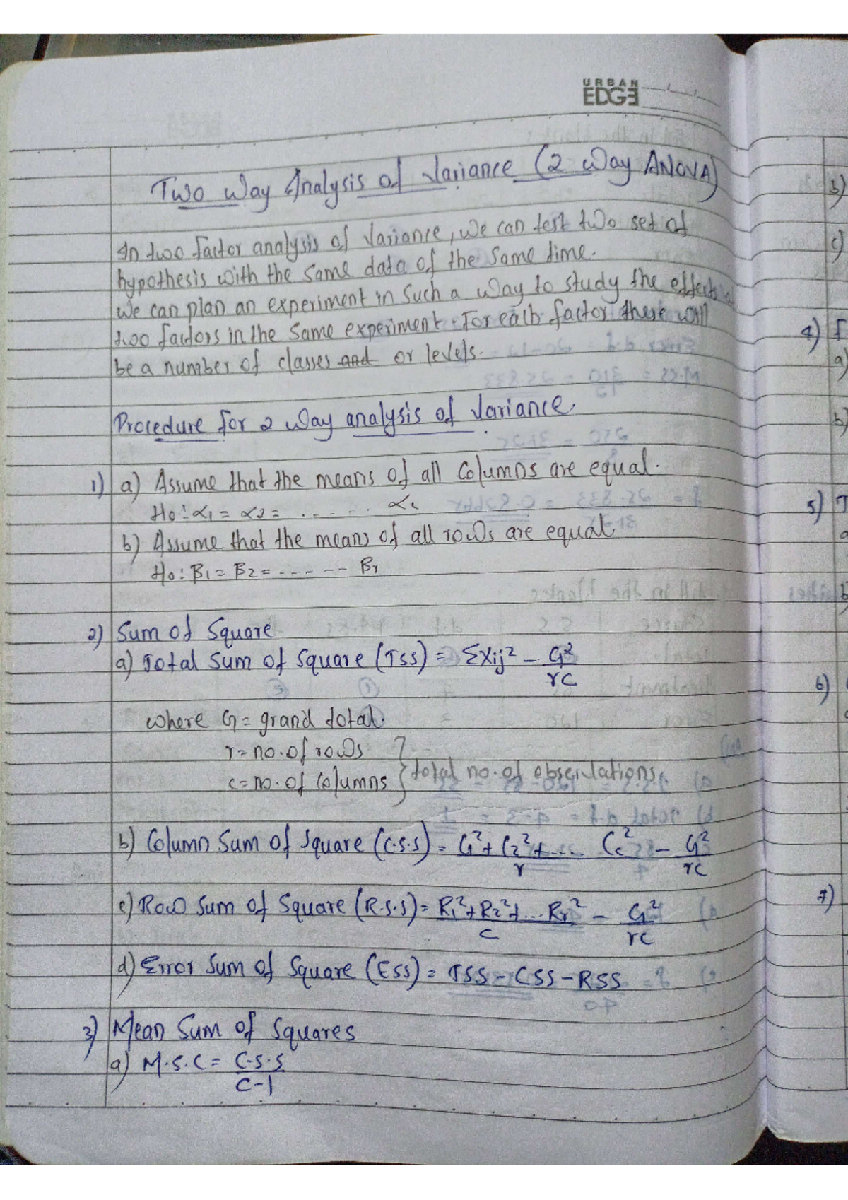 Two way analysis of variance ( 2 way Anova) - Introduction to ...