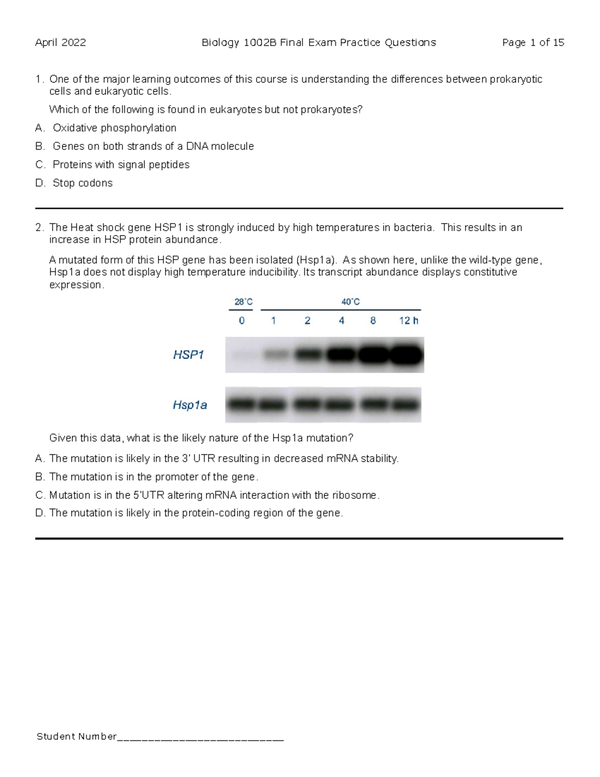 B1002B+Final+Exam+Practice+Questions April+2022 - One Of The Major ...