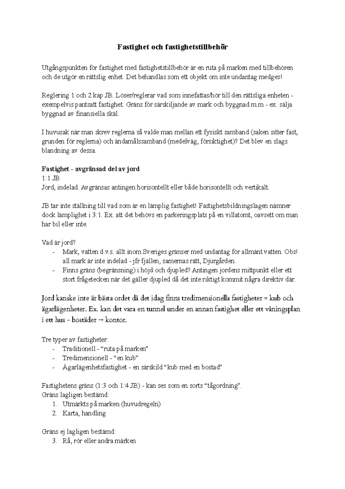 Fastighet och fastighetstillbehör - Fastighet och fastighetstillbehör ...