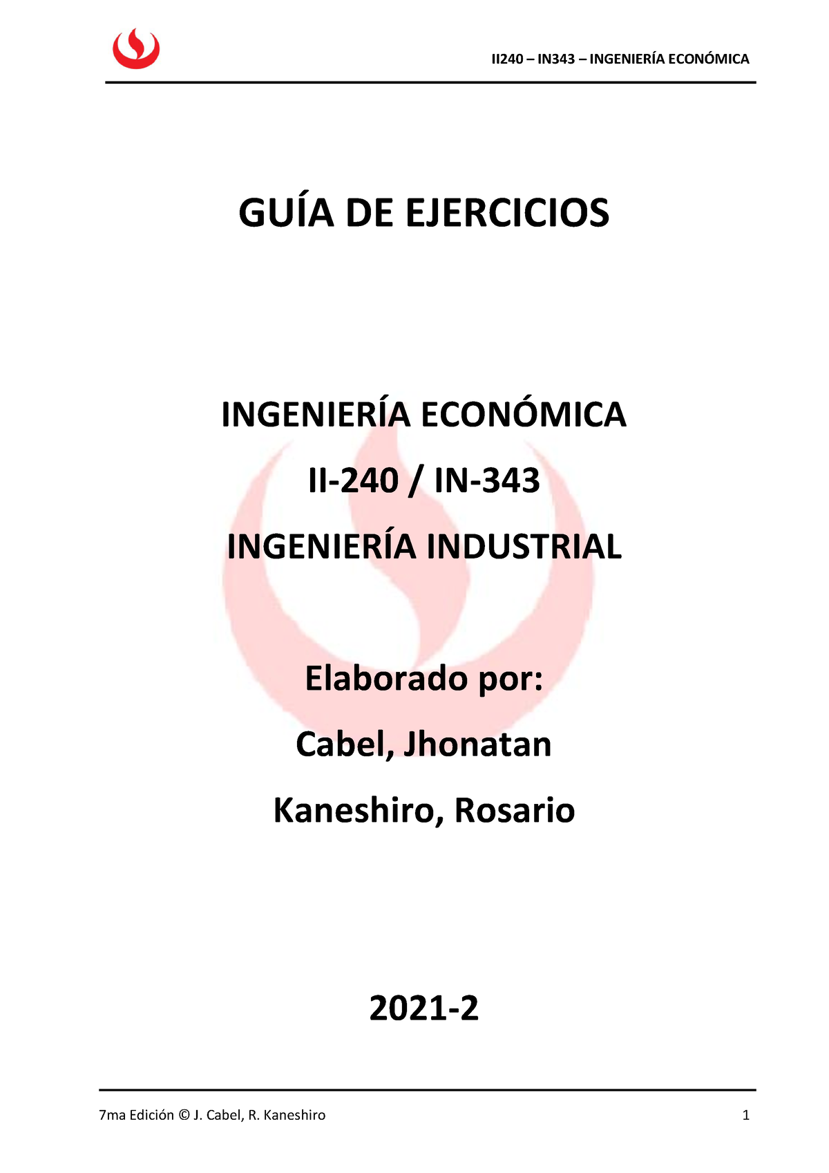 Ejercicios Resueltos - GUÍA DE EJERCICIOS INGENIERÍA ECONÓMICA II-240 ...