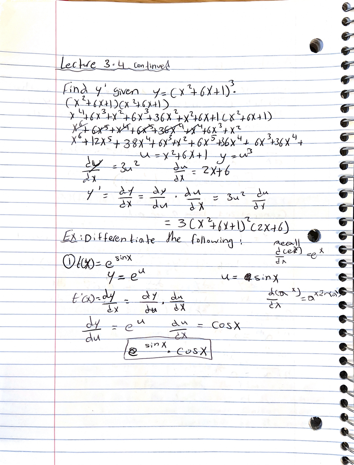 3.4 continued - Notes - MAT 2010 - Studocu