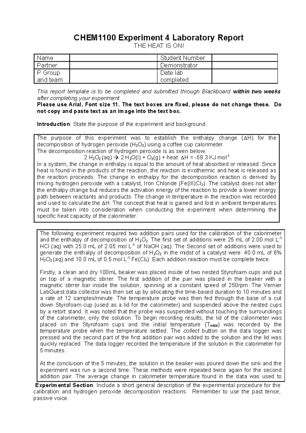 the-heat-is-on-report-chem1100-experiment-4-laboratory-report-the