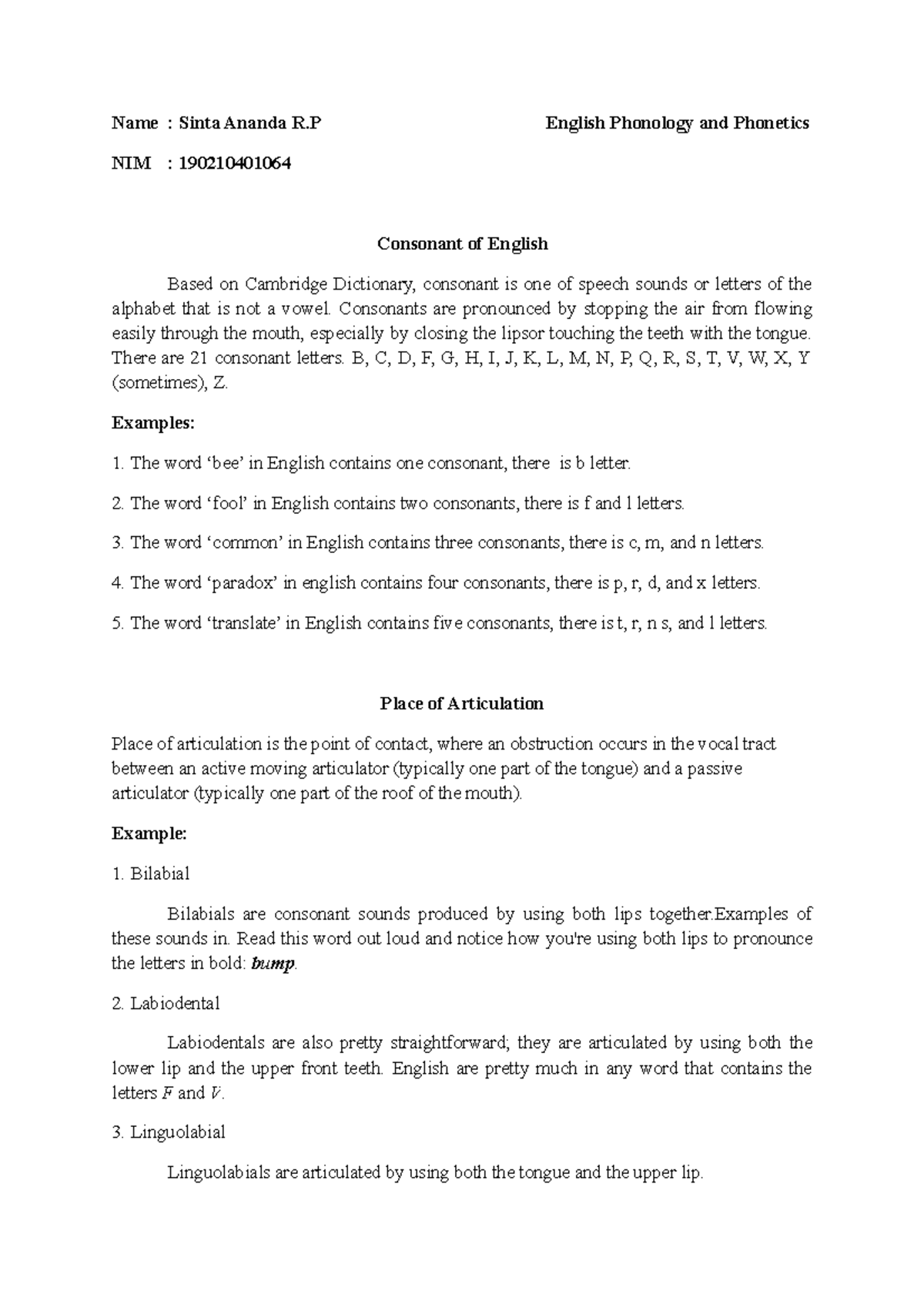 consonants-of-english-course-s-notes-name-sinta-ananda-r-english