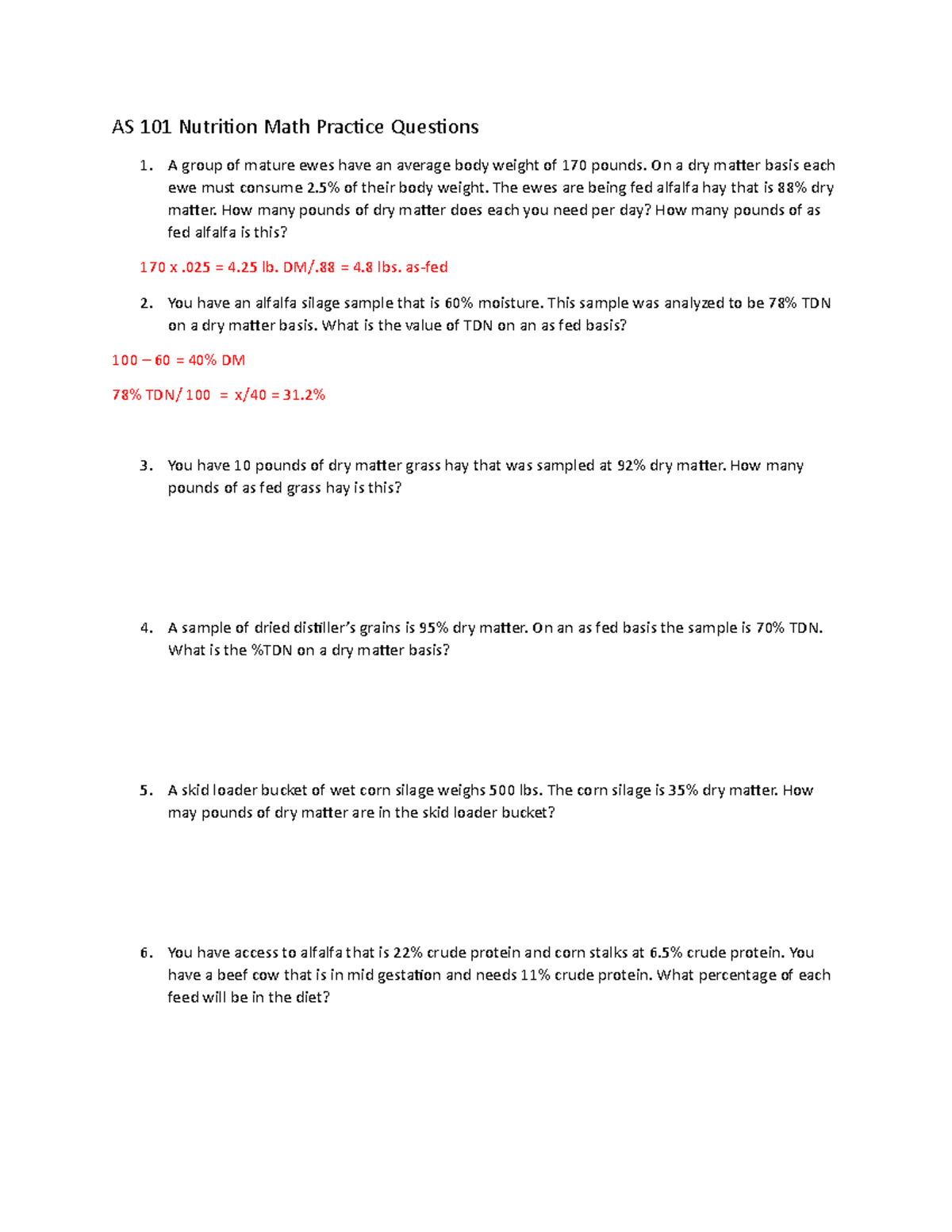 as-101-nutrition-math-practice-questions-as-101-nutrition-math