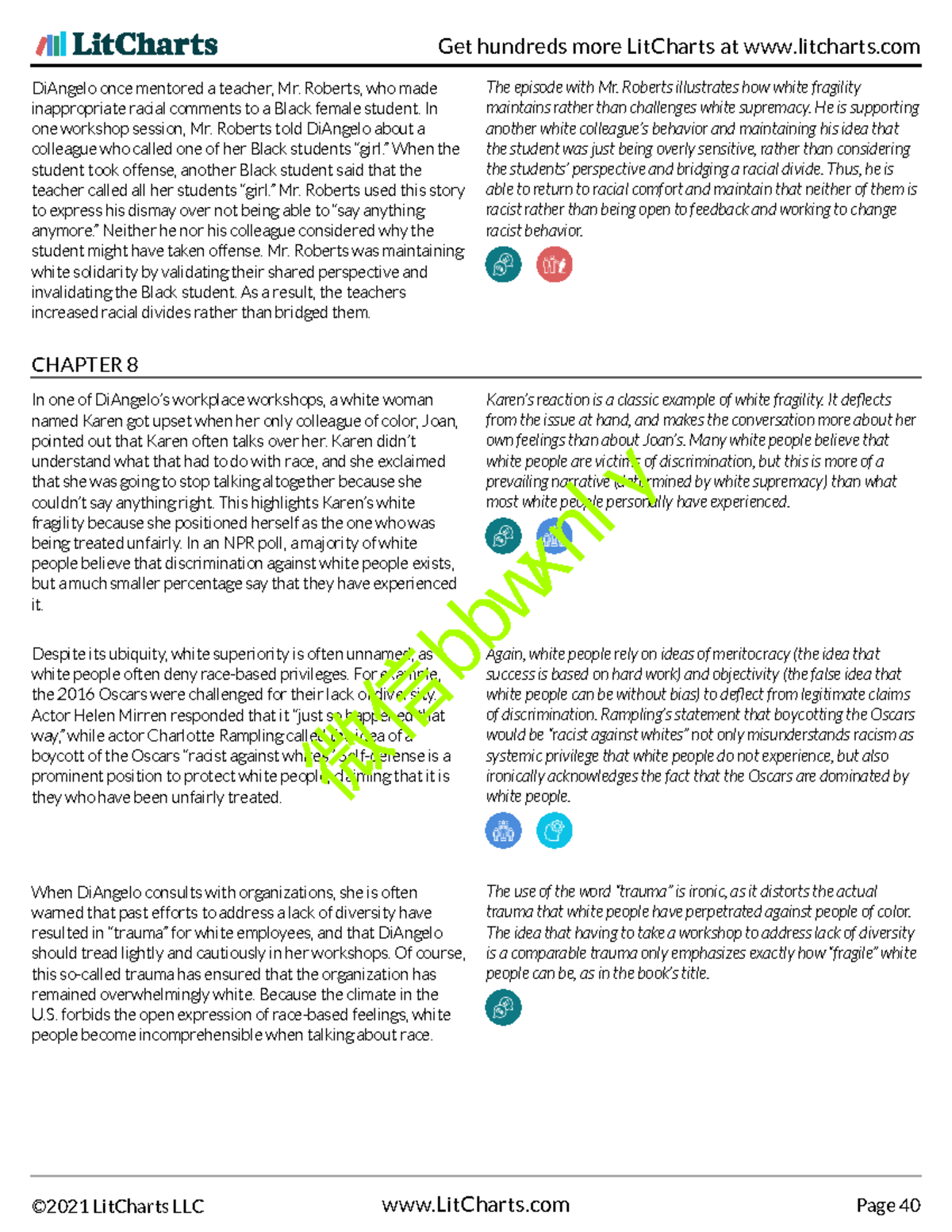 White-Fragility-Lit Chart 40 - DiAngelo once mentored a teacher, Mr ...