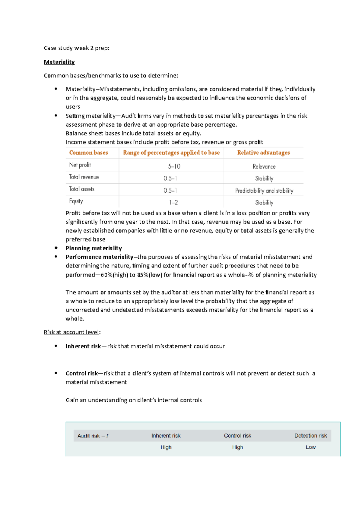 prep case study example