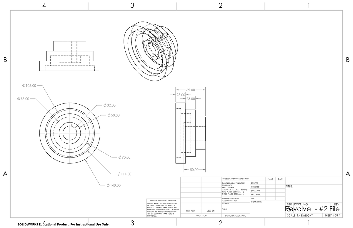 Revolve - #2 Drawing - 32. 50. 90. 114. 140. 108. 75. 23. 23. 69. 50. A ...