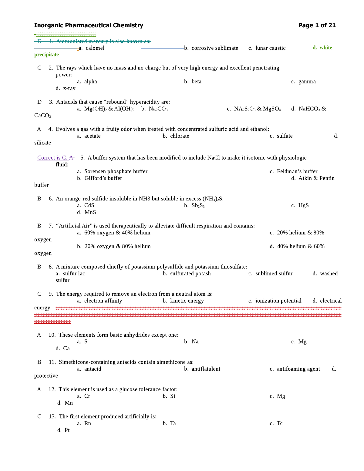 Inorganic Pharmaceutical Chemistry - ;;;;;;;;;;;;;;;;;;;;;;;;;;;;;;;; D ...