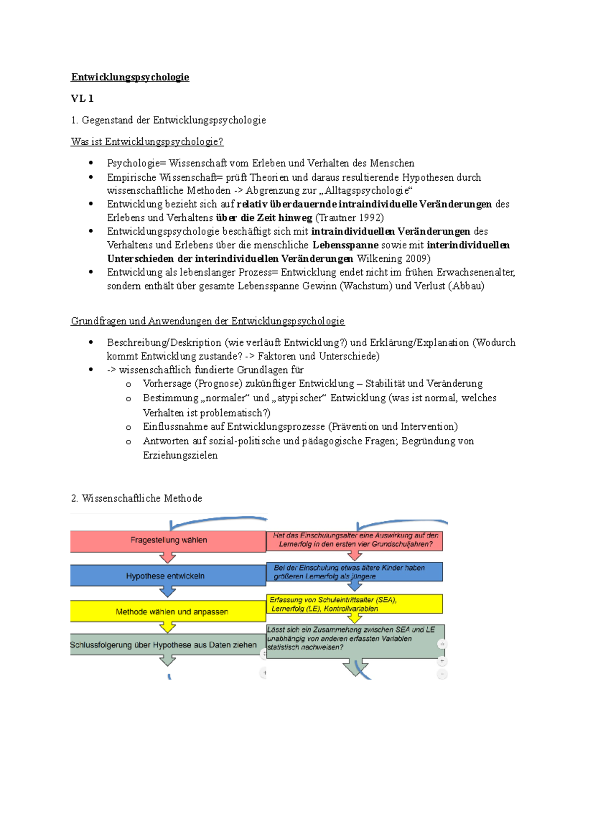 Entwicklungspschologie LMU - Entwicklungspsychologie VL 1 Gegenstand ...