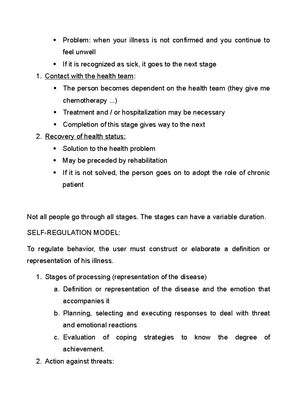 Unit 10 Anatomy and Physiology - Problem: when your illness is not ...