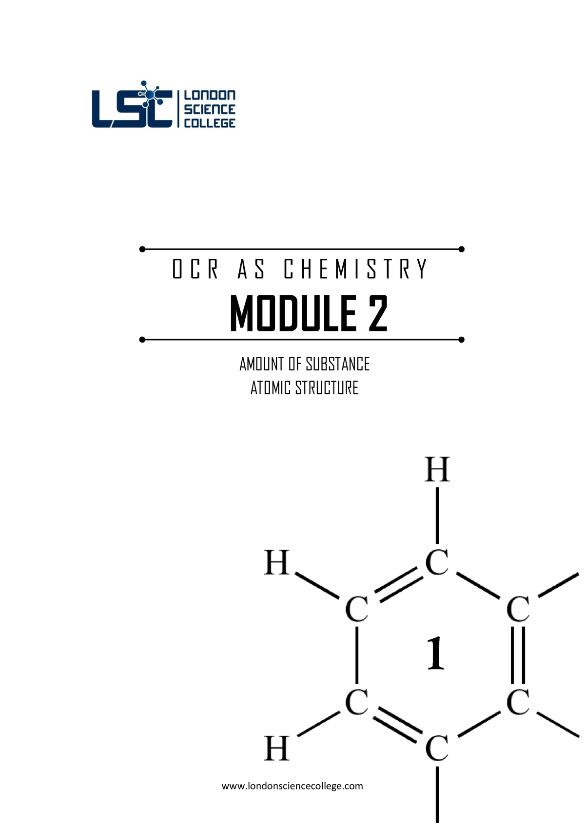 OCR Chemistry AS 2 - Londonsciencecollege O C R A S C H E M I S T R Y ...