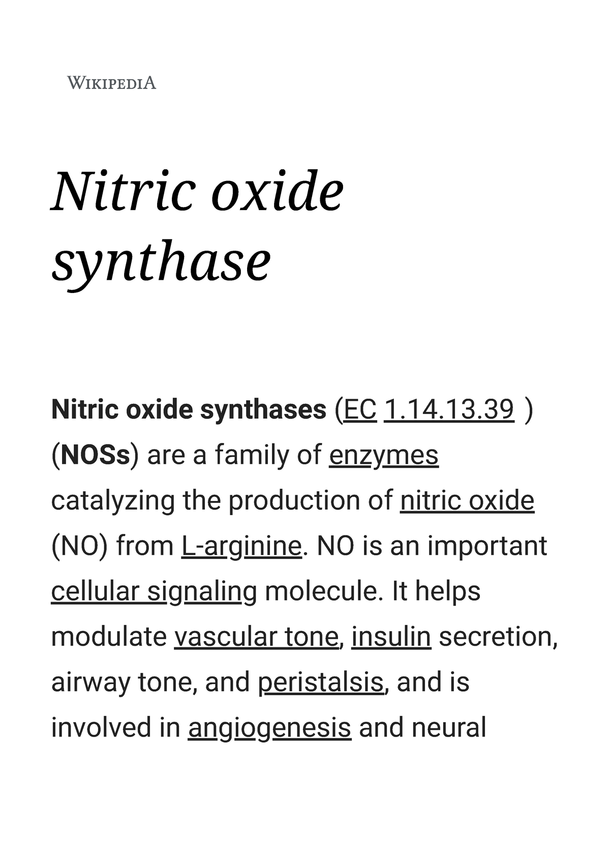 Nitric oxide - Wikipedia