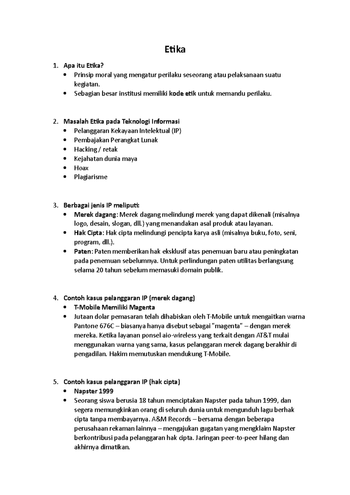 Etika 3 - Etika Apa itu Etika? Prinsip moral yang mengatur perilaku