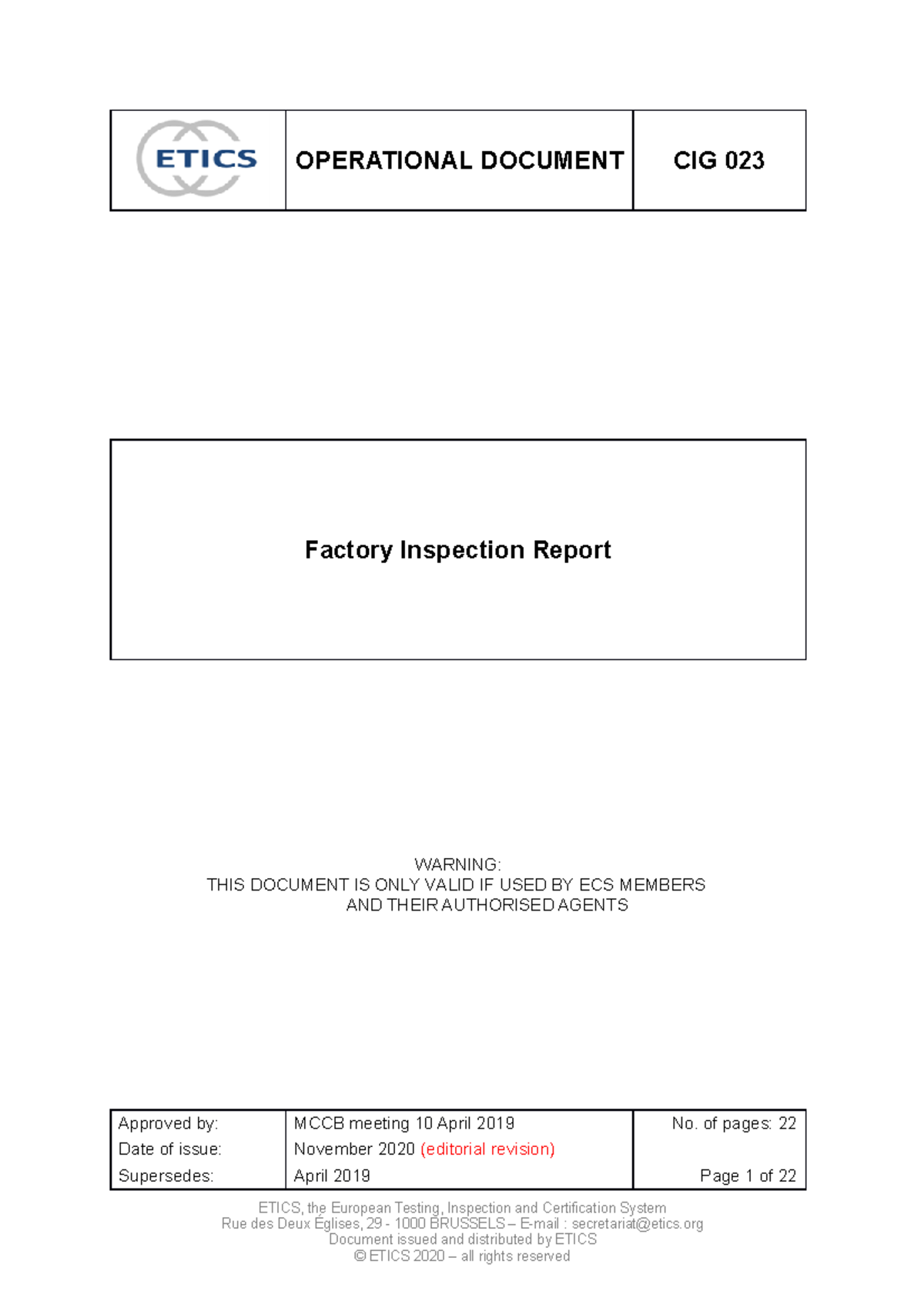 OD CIG 023 Aug 2021 WNC BEAB Final tt dd ss - OPERATIONAL DOCUMENT CIG ...