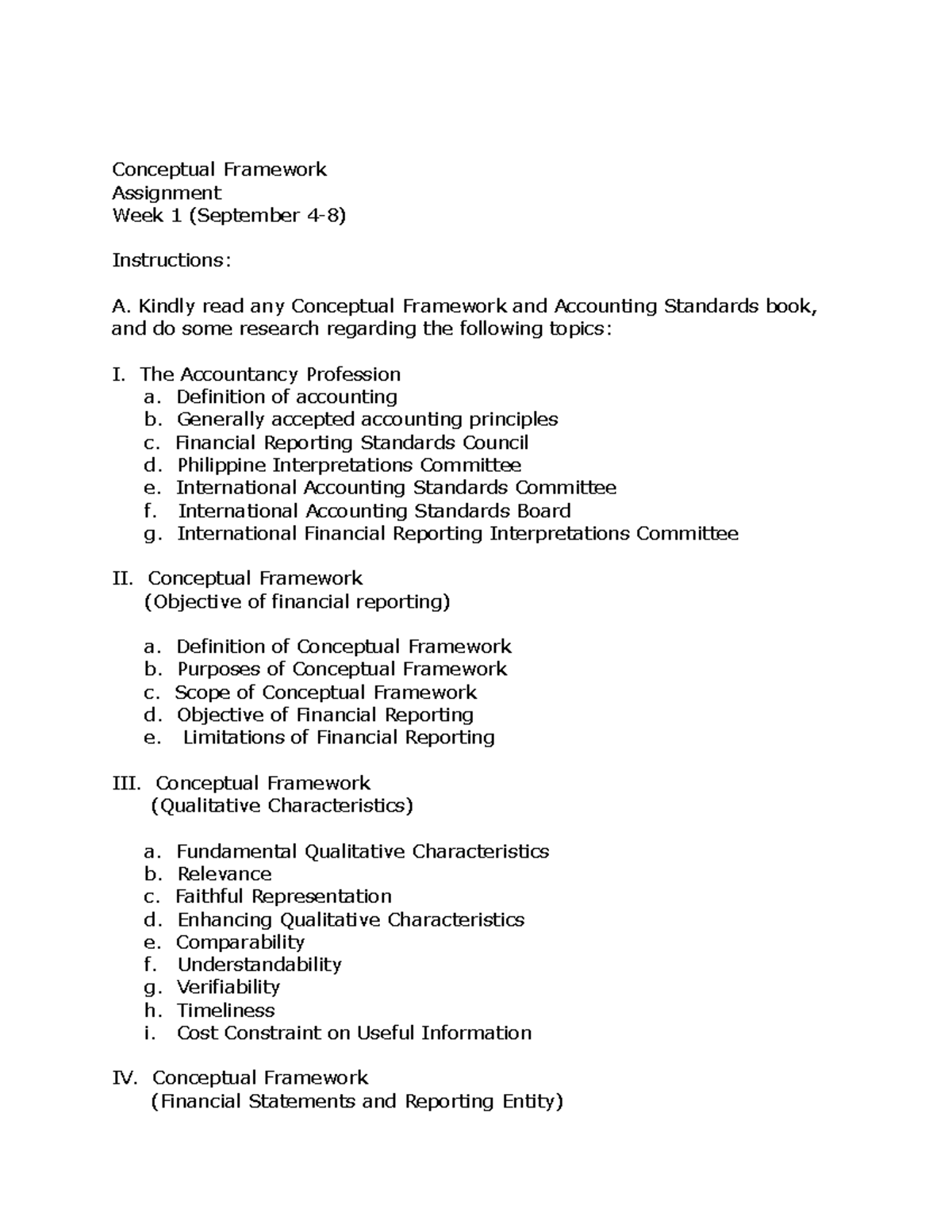 Assignment-No - Nsns - Conceptual Framework Assignment Week 1 ...