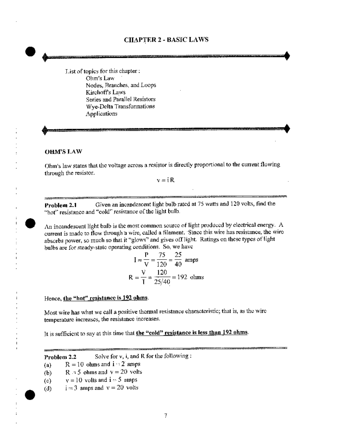 Chapter 2 - Basic Laws - Note - CHAPTER 2 BASIC LAWS List of topics for ...