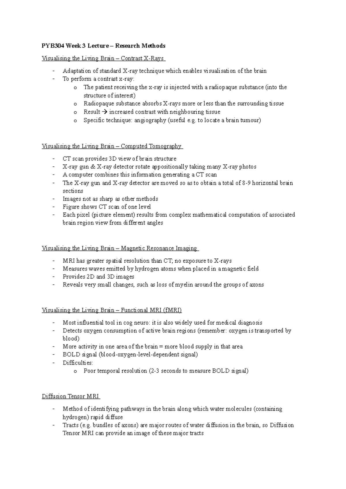 PYB304 Week 3 Lecture - Research Methods - PYB304 Week 3 Lecture ...