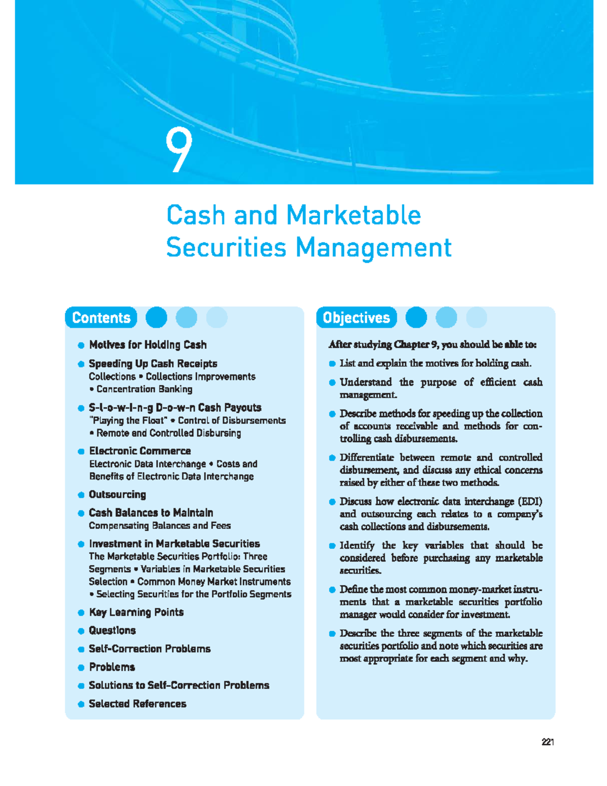Cash mgt van horne - Lecture notes 1 - Financial Management - Studocu