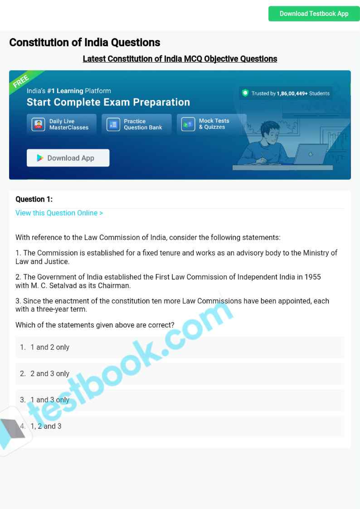 Mcq On Constitution Of India 5eea6a1139140 F30f369ebe3 - Co-operation ...