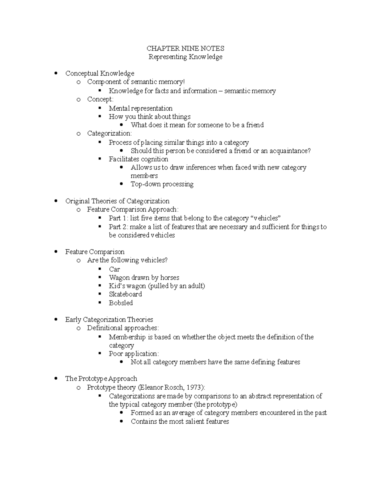 Chapter 9 And 11 Notes Taken From Lectures 9 And 11 With Jessica Fleck Raymond Studocu