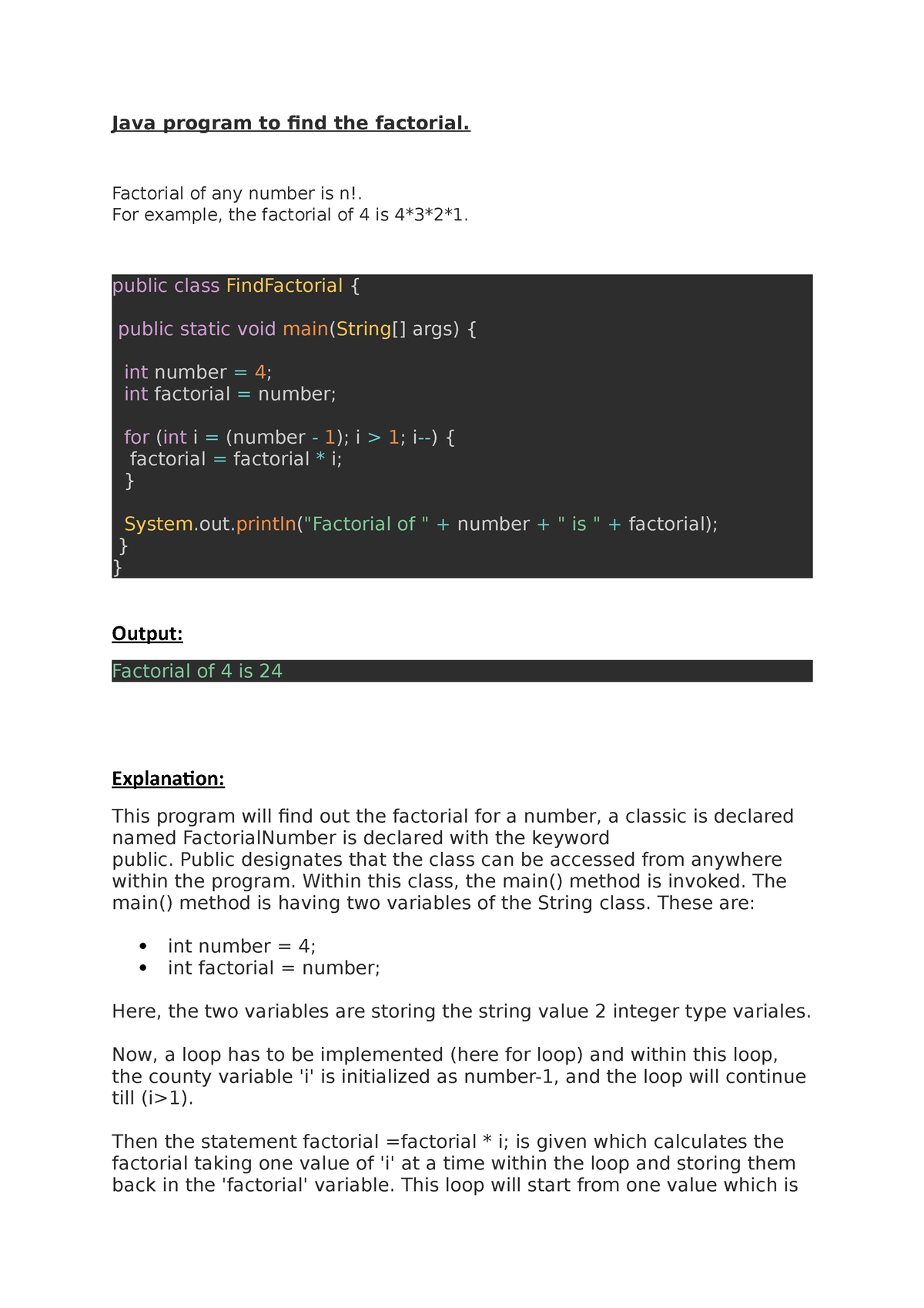 factorial-of-a-number-java-program-to-find-the-factorial-factorial