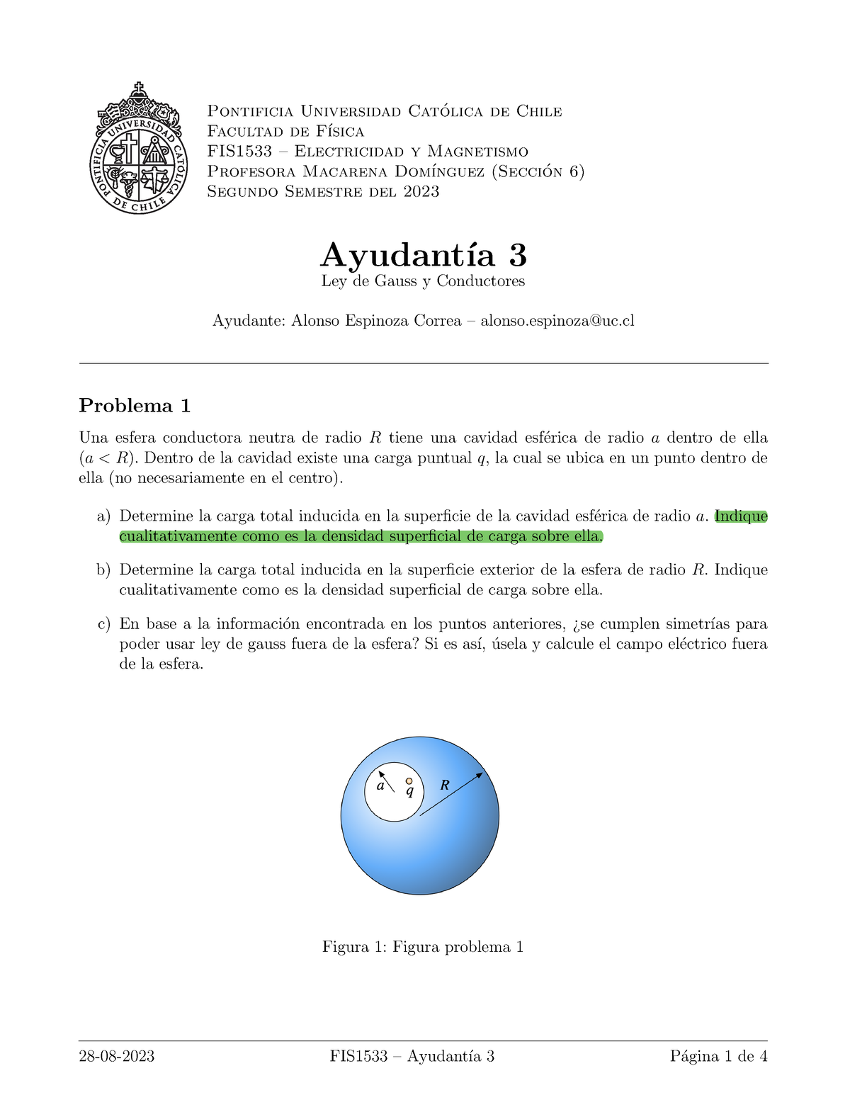 Enunciado Ayudantia 3 - Problemas I1 - Pontificia Universidad Cat ...