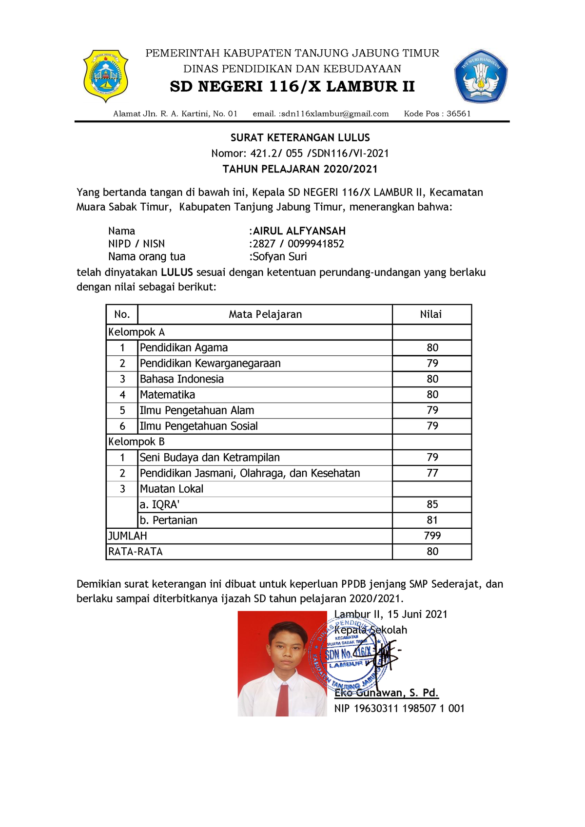 Aplikasi Nilai Ijazah Sd Versi Terbaru Airul Nama Airul Alfyansah Nipd Nisn 2827 3816