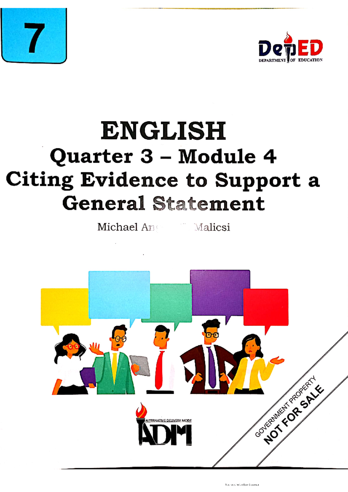 Q3 English Module 4 - High School - Studocu