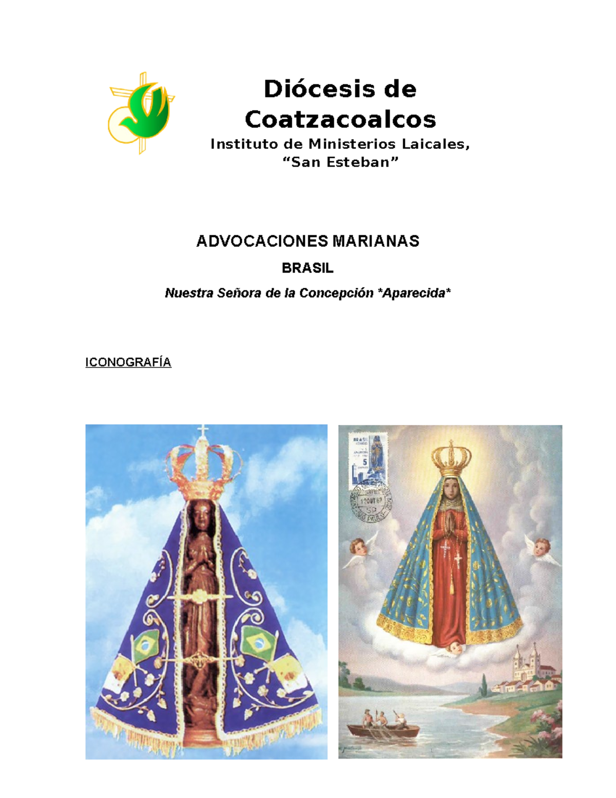 Advocaciones Marianas - ADVOCACIONES MARIANAS BRASIL Nuestra Señora de ...