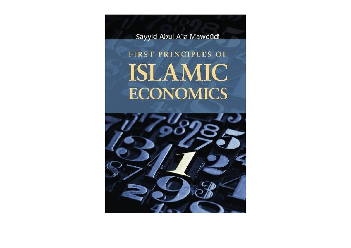 Ebook Download First Principles Of Islamic Economics Free Acces - Studocu