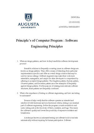 Principle’s of Computer Program Chapter 3 (assignment) - DEWI IKA ...