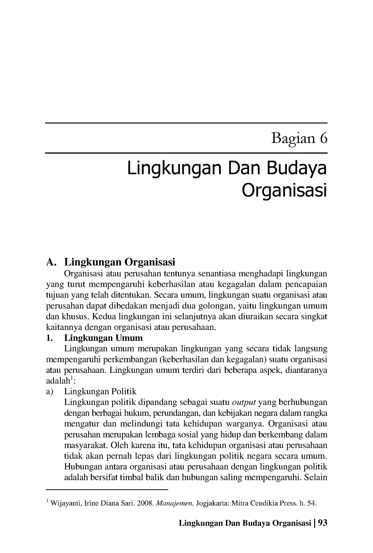 Dasar-Dasar Manajemen - Abd Rohman 2017-101 - Lingkungan Dan Budaya ...